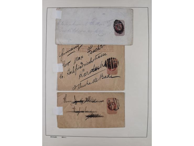 1870/1957, over 110 used postal stationery items, few covers, incl. interesting and better pieces, some Levant, Monaco, Turke