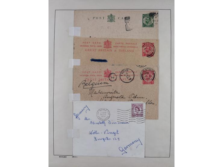 1870/1957, over 110 used postal stationery items, few covers, incl. interesting and better pieces, some Levant, Monaco, Turke