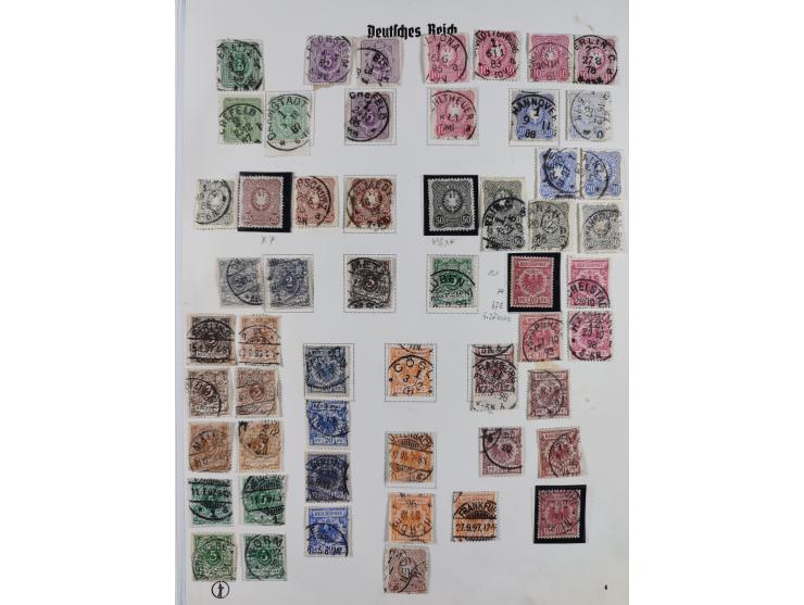 1872/1932, postfrische, ungebrauchte und gestempelte Partie auf halten Albumseiten, dabei einige besserer Werte