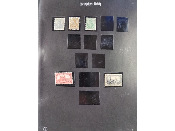 1872/1932, postfrische, ungebrauchte und gestempelte Partie auf halten Albumseiten, dabei einige besserer Werte