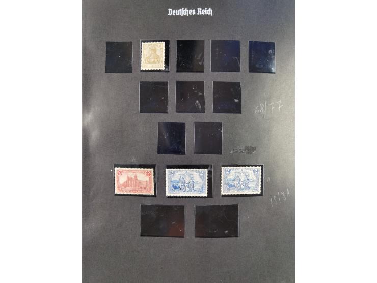 1872/1932, postfrische, ungebrauchte und gestempelte Partie auf halten Albumseiten, dabei einige besserer Werte