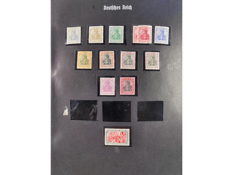 1872/1932, postfrische, ungebrauchte und gestempelte Partie auf halten Albumseiten, dabei einige besserer Werte