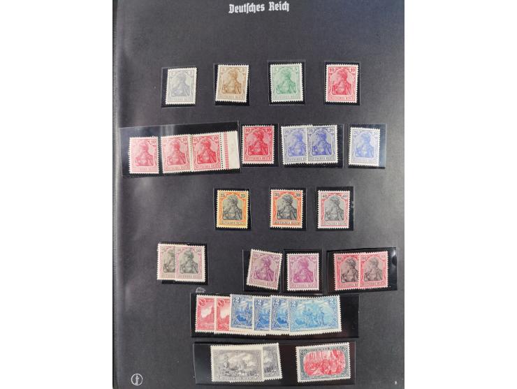 1872/1932, postfrische, ungebrauchte und gestempelte Partie auf halten Albumseiten, dabei einige besserer Werte