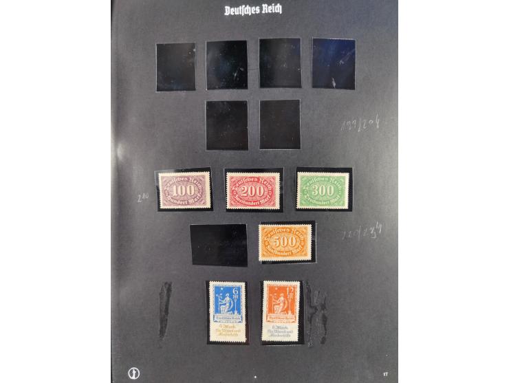 1872/1932, postfrische, ungebrauchte und gestempelte Partie auf halten Albumseiten, dabei einige besserer Werte