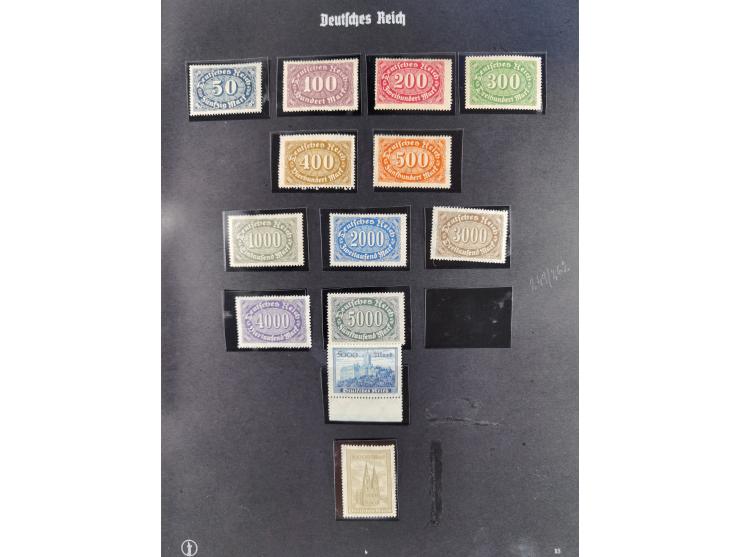 1872/1932, postfrische, ungebrauchte und gestempelte Partie auf halten Albumseiten, dabei einige besserer Werte