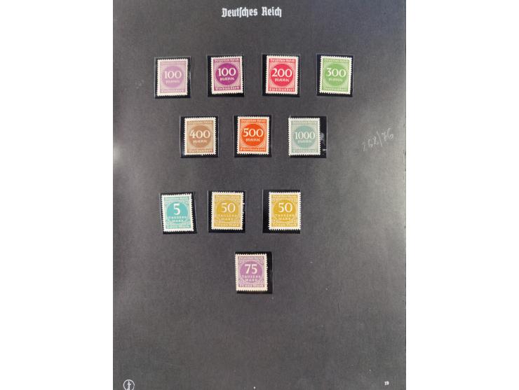 1872/1932, postfrische, ungebrauchte und gestempelte Partie auf halten Albumseiten, dabei einige besserer Werte