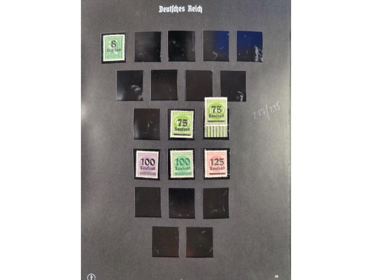 1872/1932, postfrische, ungebrauchte und gestempelte Partie auf halten Albumseiten, dabei einige besserer Werte