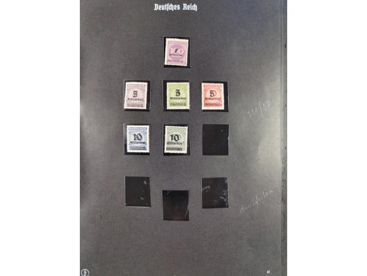 1872/1932, postfrische, ungebrauchte und gestempelte Partie auf halten Albumseiten, dabei einige besserer Werte