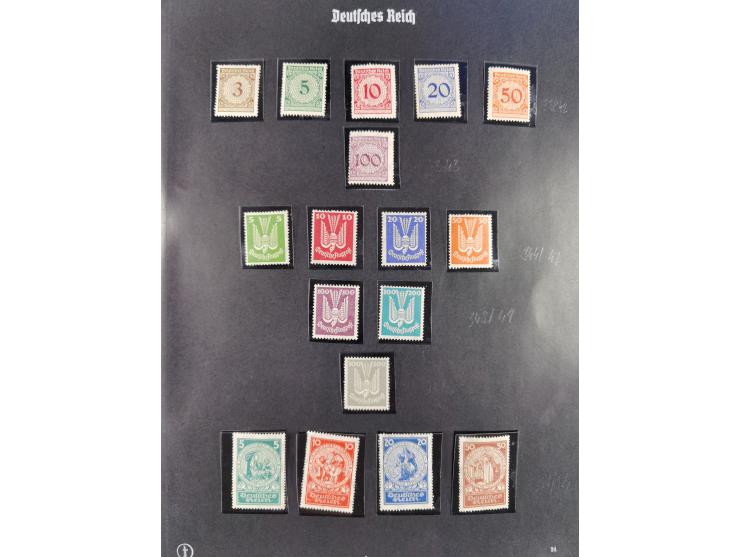 1872/1932, postfrische, ungebrauchte und gestempelte Partie auf halten Albumseiten, dabei einige besserer Werte