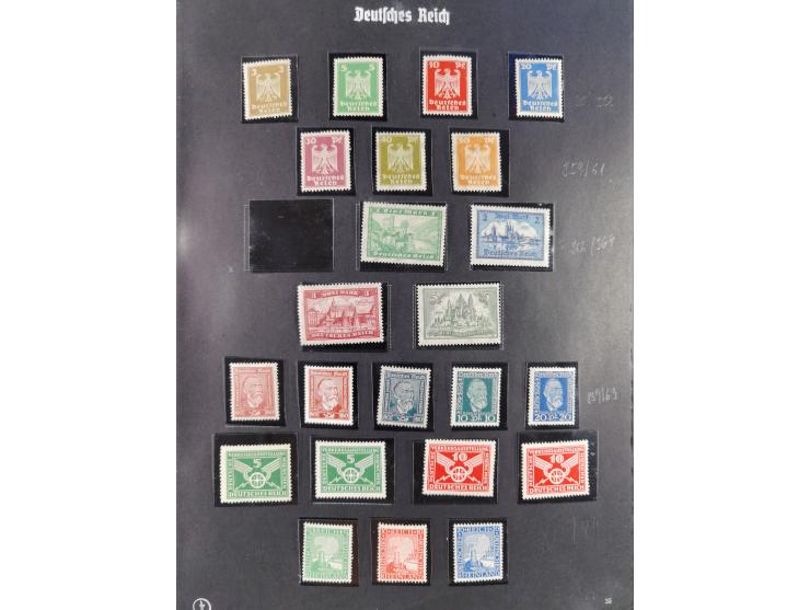 1872/1932, postfrische, ungebrauchte und gestempelte Partie auf halten Albumseiten, dabei einige besserer Werte