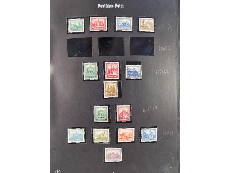 1872/1932, postfrische, ungebrauchte und gestempelte Partie auf halten Albumseiten, dabei einige besserer Werte