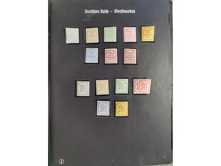 1872/1932, postfrische, ungebrauchte und gestempelte Partie auf halten Albumseiten, dabei einige besserer Werte