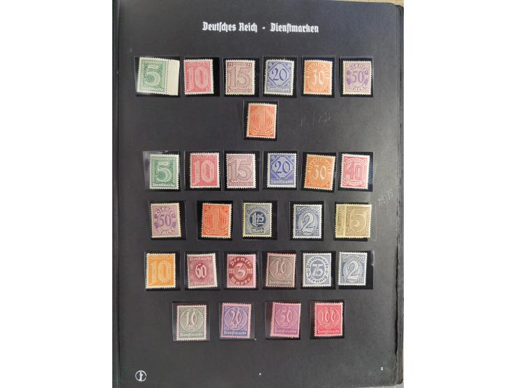 1872/1932, postfrische, ungebrauchte und gestempelte Partie auf halten Albumseiten, dabei einige besserer Werte