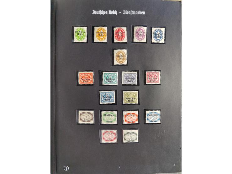 1872/1932, postfrische, ungebrauchte und gestempelte Partie auf halten Albumseiten, dabei einige besserer Werte