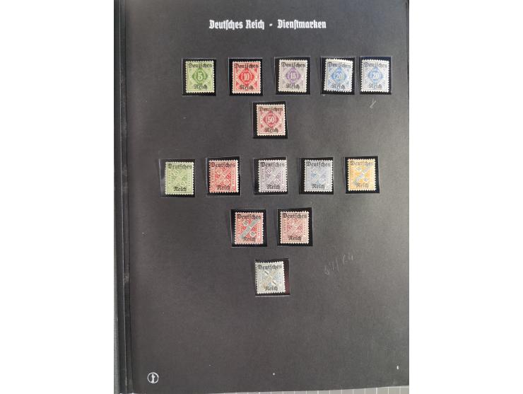 1872/1932, postfrische, ungebrauchte und gestempelte Partie auf halten Albumseiten, dabei einige besserer Werte