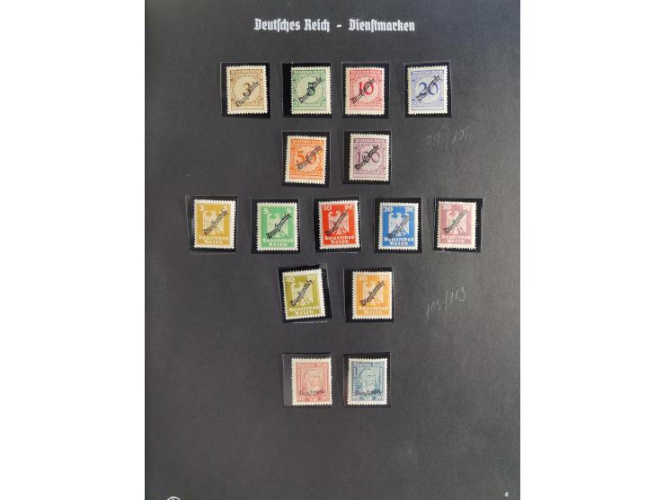 1872/1932, postfrische, ungebrauchte und gestempelte Partie auf halten Albumseiten, dabei einige besserer Werte