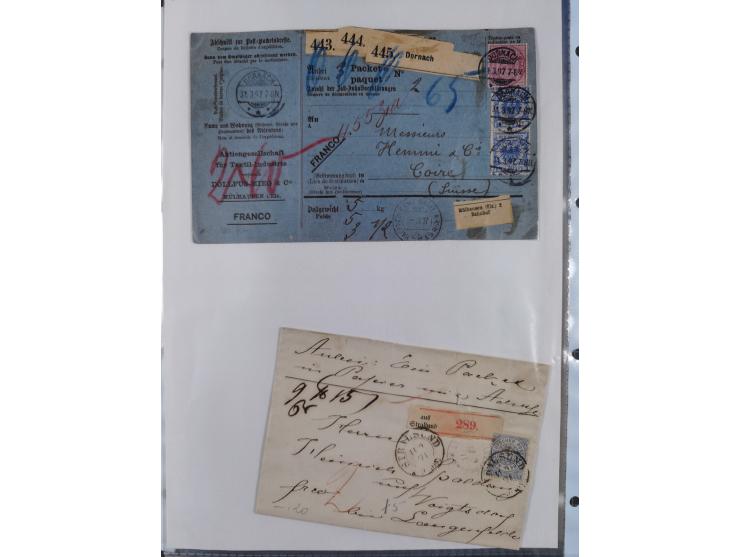 1814/1914 (ca.), über 120 Briefe, Ganzsachen und einige Postscheine, meist Altdeutschland ab Vorphilatelie, aber auch etwas D