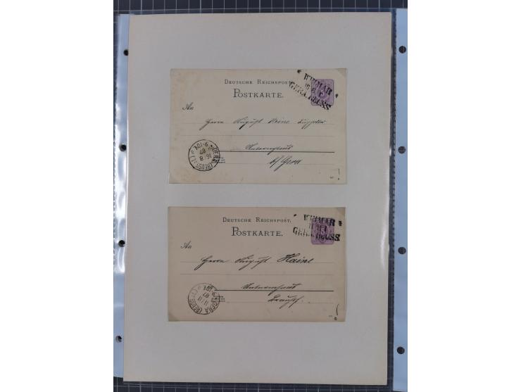 1814/1914 (ca.), über 120 Briefe, Ganzsachen und einige Postscheine, meist Altdeutschland ab Vorphilatelie, aber auch etwas D