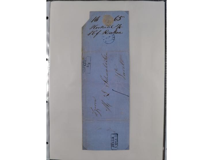 1814/1914 (ca.), über 120 Briefe, Ganzsachen und einige Postscheine, meist Altdeutschland ab Vorphilatelie, aber auch etwas D