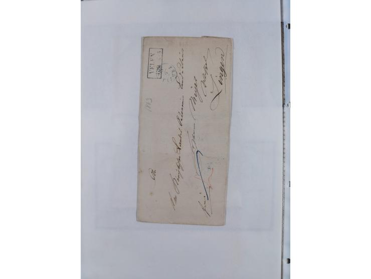 1814/1914 (ca.), über 120 Briefe, Ganzsachen und einige Postscheine, meist Altdeutschland ab Vorphilatelie, aber auch etwas D