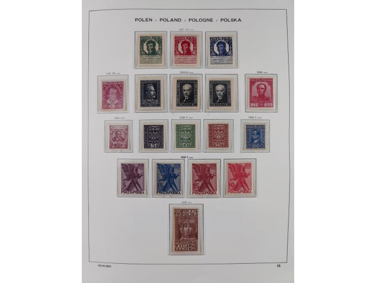 1918/69, mint never hinged and unused collection with souvenir sheets, a few multiples and some better sets throughout, fairl