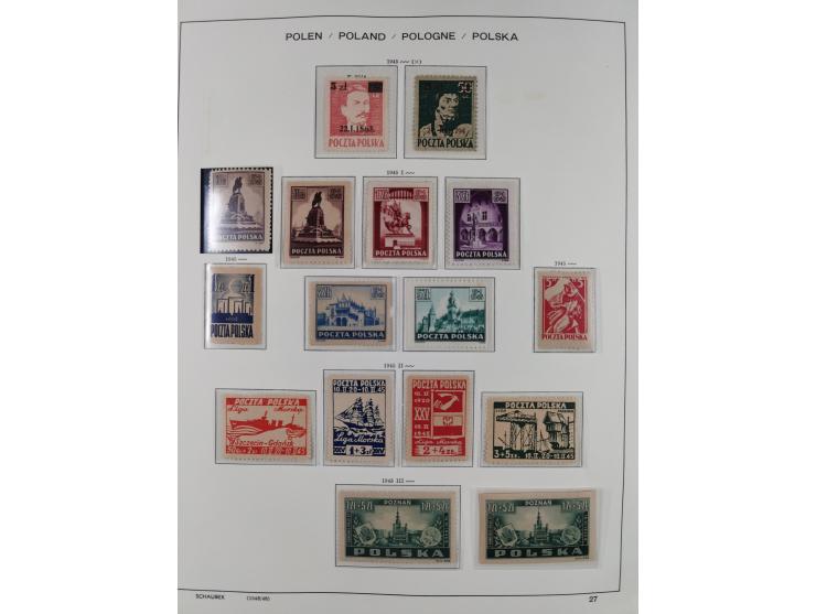 1918/69, mint never hinged and unused collection with souvenir sheets, a few multiples and some better sets throughout, fairl