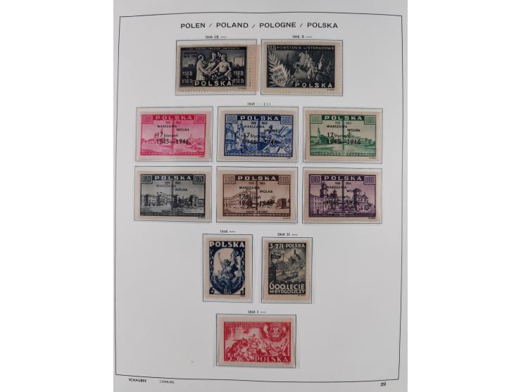 1918/69, mint never hinged and unused collection with souvenir sheets, a few multiples and some better sets throughout, fairl