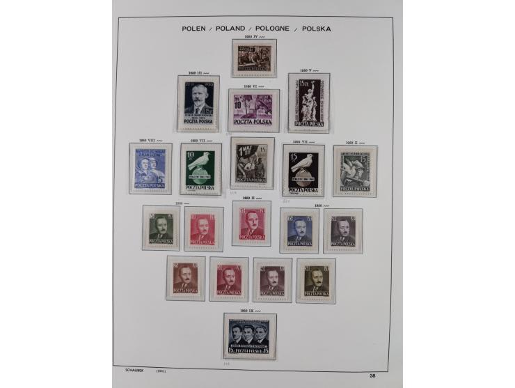 1918/69, mint never hinged and unused collection with souvenir sheets, a few multiples and some better sets throughout, fairl