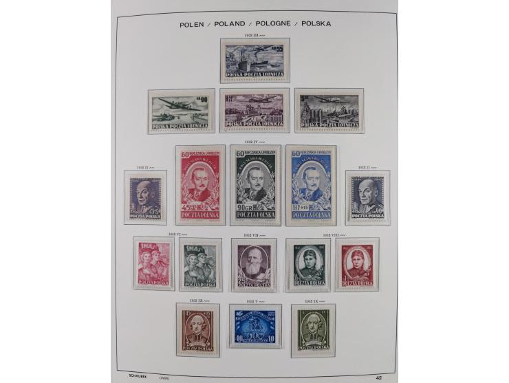 1918/69, mint never hinged and unused collection with souvenir sheets, a few multiples and some better sets throughout, fairl