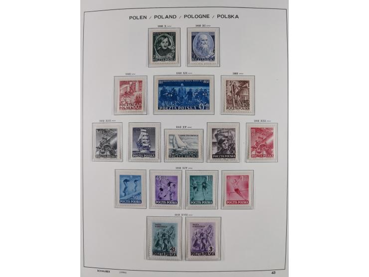 1918/69, mint never hinged and unused collection with souvenir sheets, a few multiples and some better sets throughout, fairl