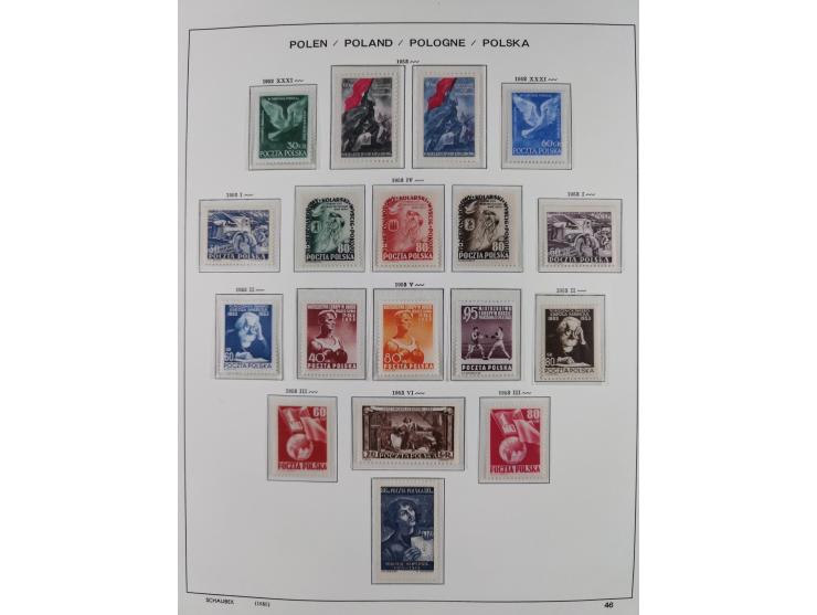 1918/69, mint never hinged and unused collection with souvenir sheets, a few multiples and some better sets throughout, fairl