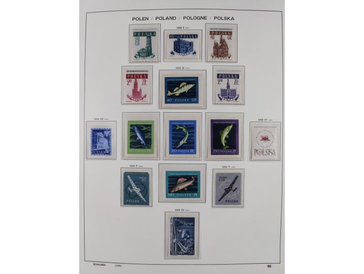 1918/69, mint never hinged and unused collection with souvenir sheets, a few multiples and some better sets throughout, fairl