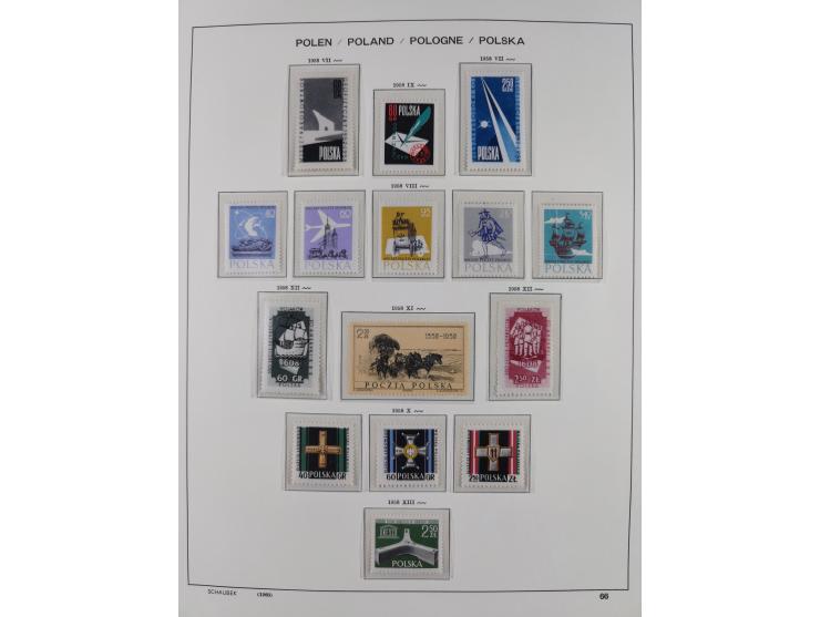 1918/69, mint never hinged and unused collection with souvenir sheets, a few multiples and some better sets throughout, fairl