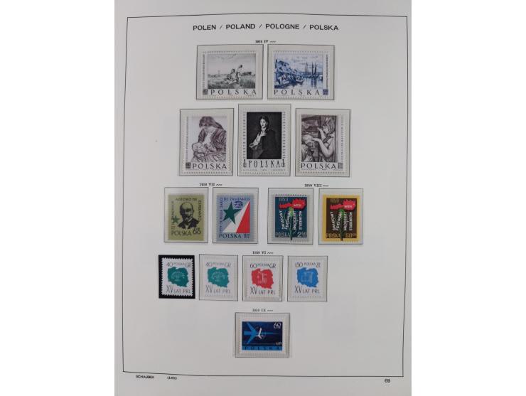 1918/69, mint never hinged and unused collection with souvenir sheets, a few multiples and some better sets throughout, fairl