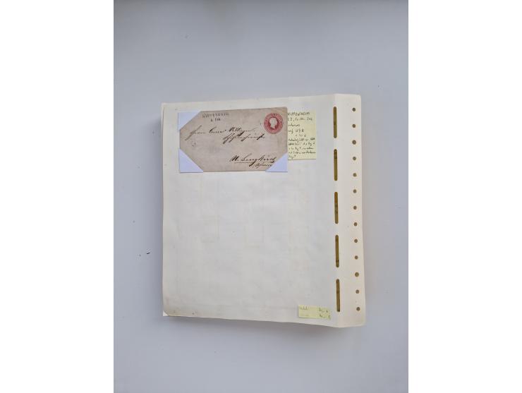 BADEN BIS WÜRTTEMBERG, Stempelsammlung auf einigen tausend Marken und Briefstücken und ein paar Dutzend Belegen, dabei auch N