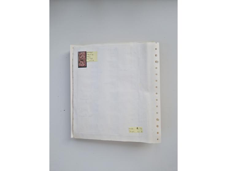 BADEN BIS WÜRTTEMBERG, Stempelsammlung auf einigen tausend Marken und Briefstücken und ein paar Dutzend Belegen, dabei auch N