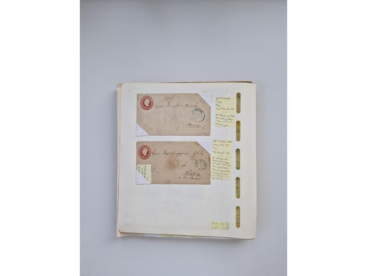 BADEN BIS WÜRTTEMBERG, Stempelsammlung auf einigen tausend Marken und Briefstücken und ein paar Dutzend Belegen, dabei auch N