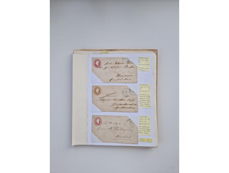 BADEN BIS WÜRTTEMBERG, Stempelsammlung auf einigen tausend Marken und Briefstücken und ein paar Dutzend Belegen, dabei auch N