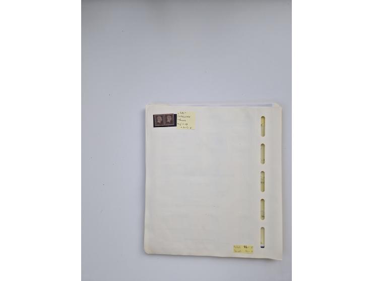 BADEN BIS WÜRTTEMBERG, Stempelsammlung auf einigen tausend Marken und Briefstücken und ein paar Dutzend Belegen, dabei auch N