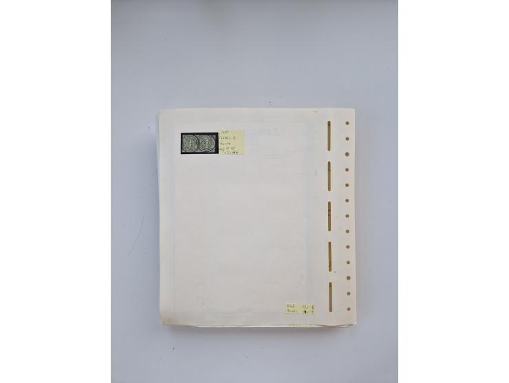 BADEN BIS WÜRTTEMBERG, Stempelsammlung auf einigen tausend Marken und Briefstücken und ein paar Dutzend Belegen, dabei auch N