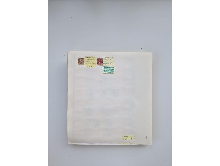 BADEN BIS WÜRTTEMBERG, Stempelsammlung auf einigen tausend Marken und Briefstücken und ein paar Dutzend Belegen, dabei auch N