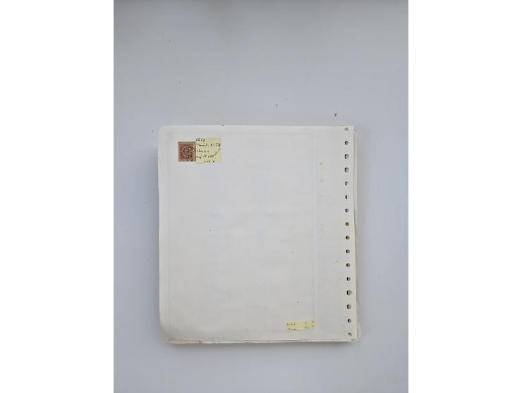 BADEN BIS WÜRTTEMBERG, Stempelsammlung auf einigen tausend Marken und Briefstücken und ein paar Dutzend Belegen, dabei auch N