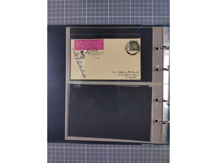 Indien: 1935/38, kleine Sammlung mit 13 Briefen und Karten mit u.a. Hopferwieser Nr. SS-02, SS-19 bis 22 und S-53 sowie SS-34