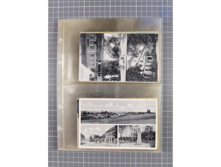 BRANDENBURG: 1900/35, 1 Album mit 276 Ansichtskarten, alles Topografie, meistens Kaiserreich, nur bessere Ansichten (Straßen,