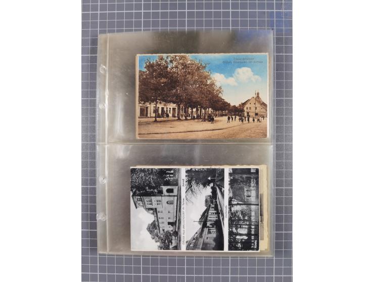 BRANDENBURG: 1900/35, 1 Album mit 276 Ansichtskarten, alles Topografie, meistens Kaiserreich, nur bessere Ansichten (Straßen,