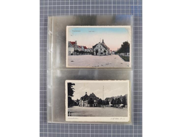 BRANDENBURG: 1900/35, 1 Album mit 276 Ansichtskarten, alles Topografie, meistens Kaiserreich, nur bessere Ansichten (Straßen,