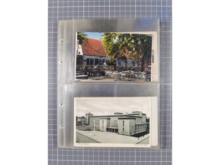 BRANDENBURG: 1900/35, 1 Album mit 276 Ansichtskarten, alles Topografie, meistens Kaiserreich, nur bessere Ansichten (Straßen,