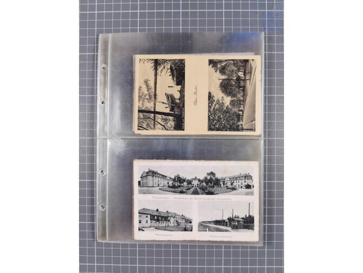 BRANDENBURG: 1900/35, 1 Album mit 276 Ansichtskarten, alles Topografie, meistens Kaiserreich, nur bessere Ansichten (Straßen,