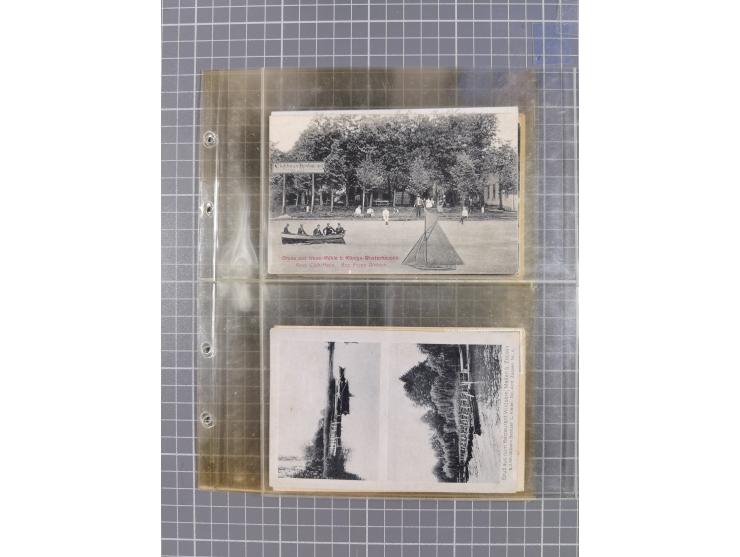 BRANDENBURG: 1900/35, 1 Album mit 276 Ansichtskarten, alles Topografie, meistens Kaiserreich, nur bessere Ansichten (Straßen,