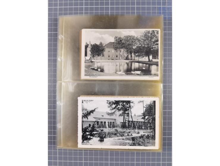 BRANDENBURG: 1900/35, 1 Album mit 276 Ansichtskarten, alles Topografie, meistens Kaiserreich, nur bessere Ansichten (Straßen,